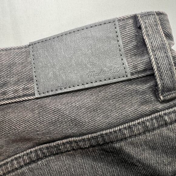 Madewell The Darted Barrel Leg Jeans Petite Size 26P Black Button Fly Boho Denim - Picture 11 of 16